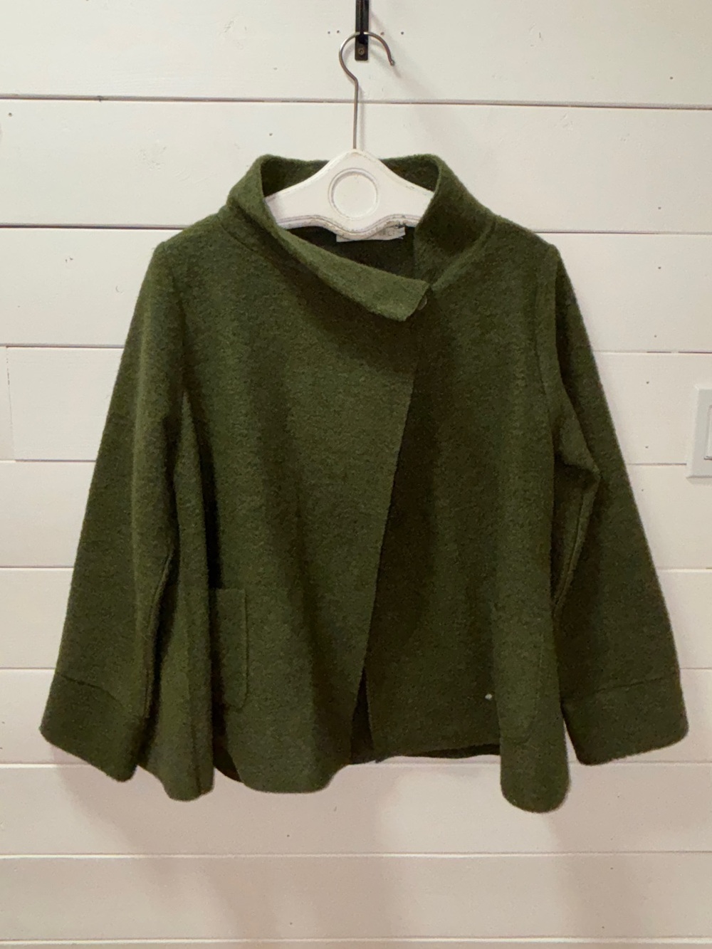Martino Midali Olive Wool Blend Jacket – Size L - Picture 2 of 12